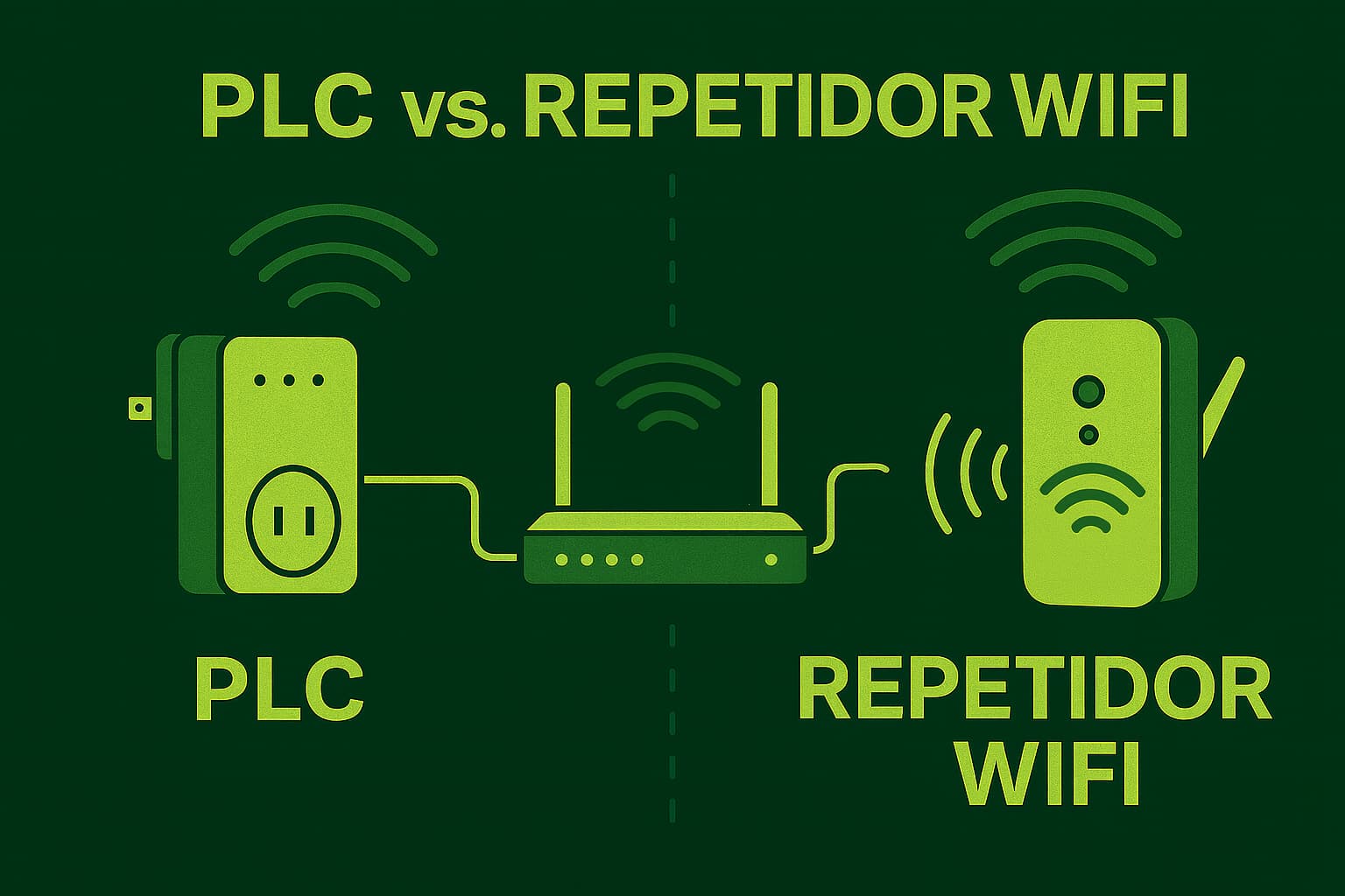 PLC vs. repetidor wifi: ¿Cuál es mejor?